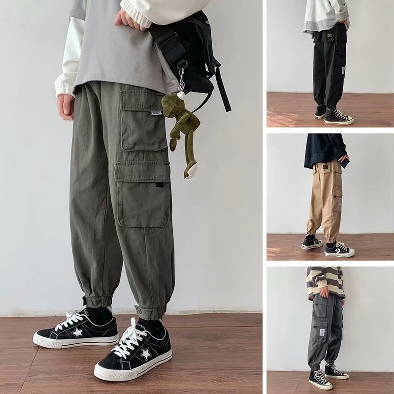 Autumn Men's Casual Pants Loose Straight Ulzzang Style All-Match Overalls Comfortable and Versatile Perfect for Everyday — photo 5