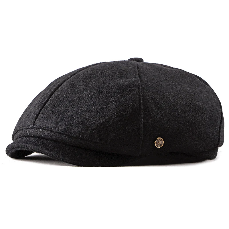 Title 4, Mens Korean Style Painter Hat British Retro Be...
