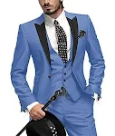 Terno masculino três peças, noivo, padrinho, traje de casamento para homens, ideal para celebrações e momentos especiais. — foto 84