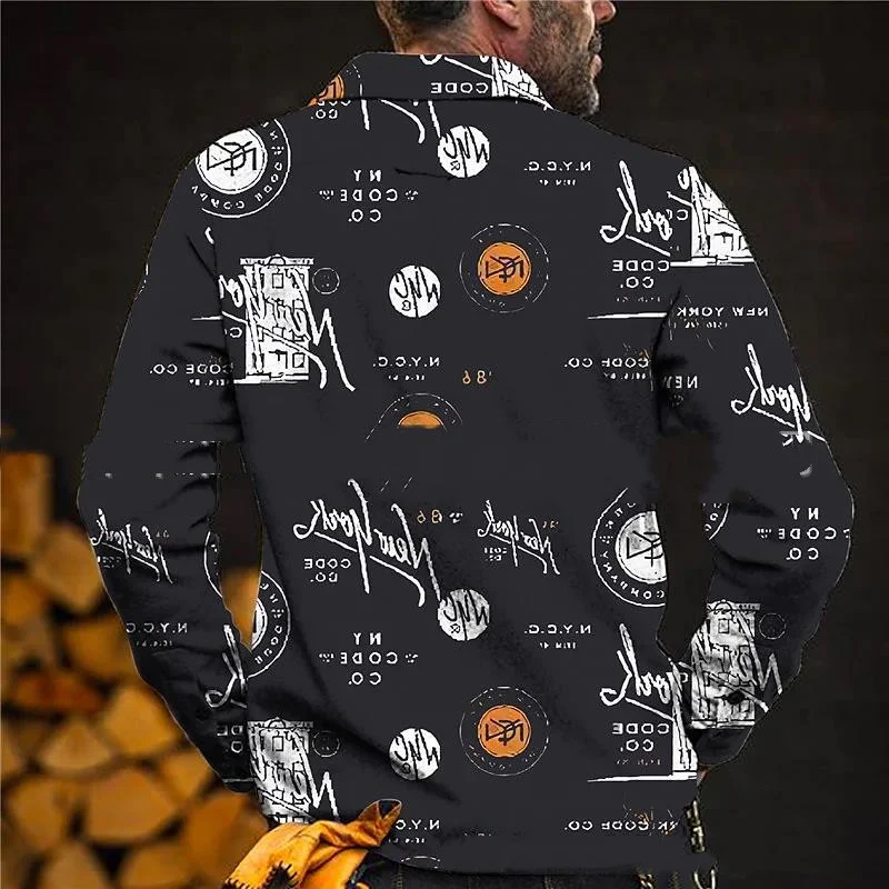 Title 6, Womens Printed Loose Jacket Coat Button Cardig...