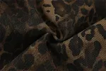 Men's Leopard Print Denim Straight-leg Pants. Stylish, comfortable, and versatile jeans for a bold, modern look. — photo 13