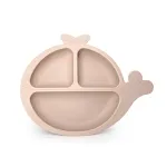 Beige Whale Dinner Plate