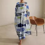 Abito girocollo maniche lunghe taglie forti autunno, un capo confortevole ed elegante perfetto per la stagione, ideale per ogni occasione. — foto 16