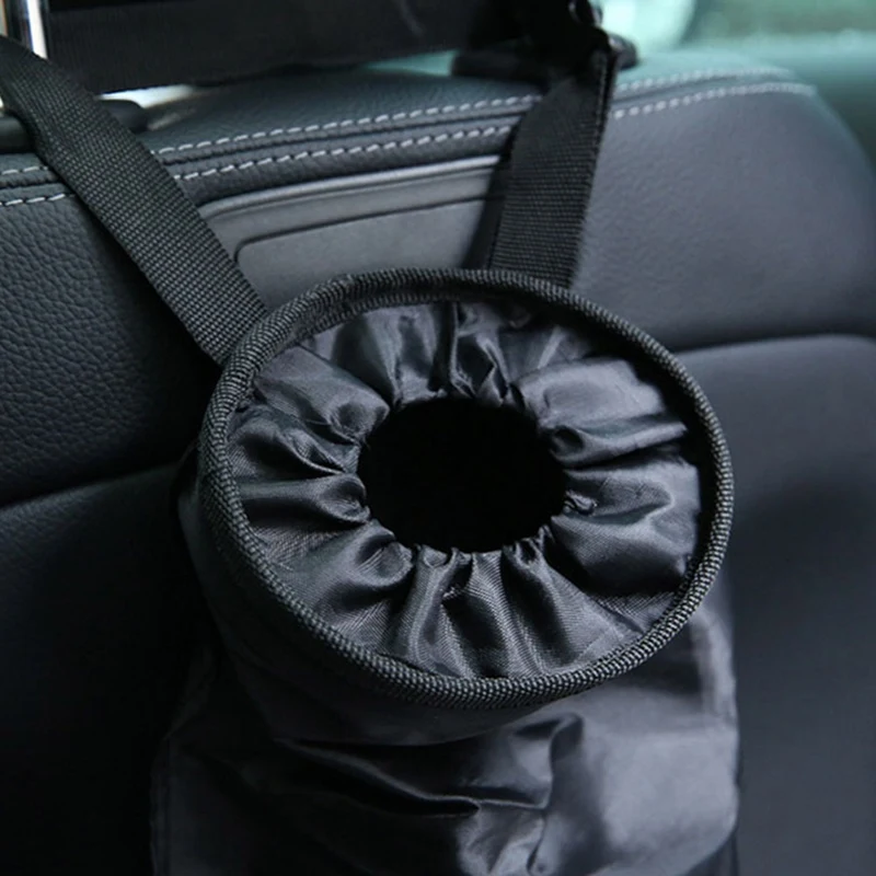 Auto stoelrug organizer met vuilniszak Houd je auto schoon en netjes Extra opbergruimte Eenvoudige installatie en gebruik voor gemak — foto 2