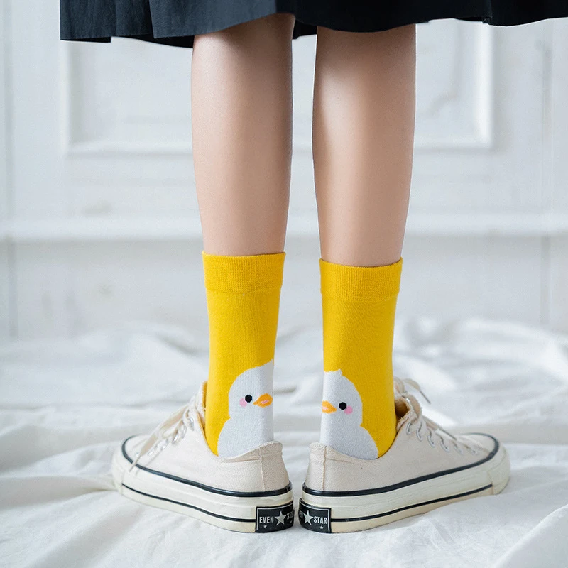 Title 6, Adorable little yellow chicken in tube socks! T...