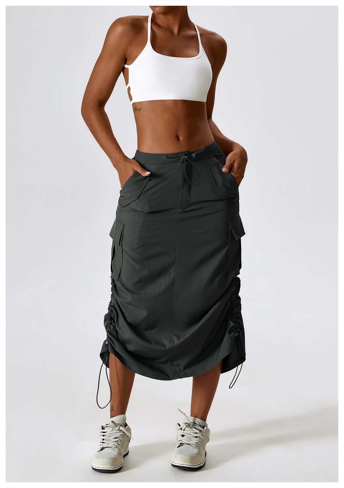 Title 7, European and American retro suit skirt, sporty ...
