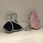 Embrague de mariposa de moda con diamantes cena de diamantes embrague — foto 5