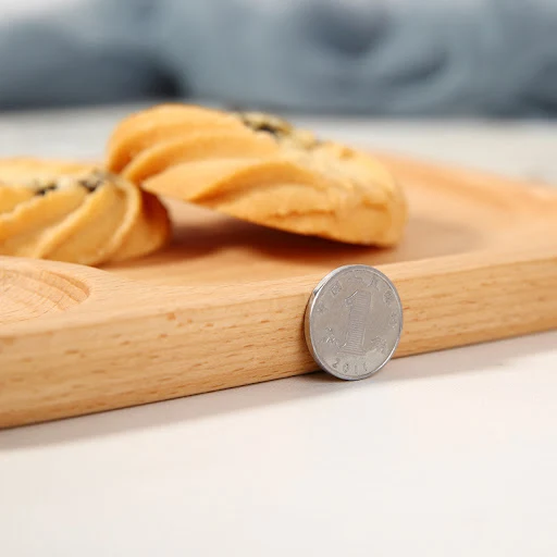 Title 6, Wooden handle tray for coffee, creative food in...