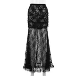 Black Overskirt Skirt
