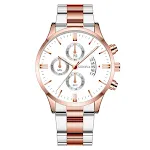 White Plate Gold Strap