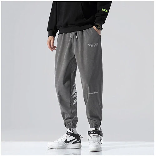 Title 4, Mens Printed Loose Harem Casual Trousers Relax...
