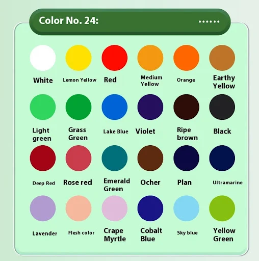Title 6, Conjunto de Tinta Propileno 12ml Impermeável pa...