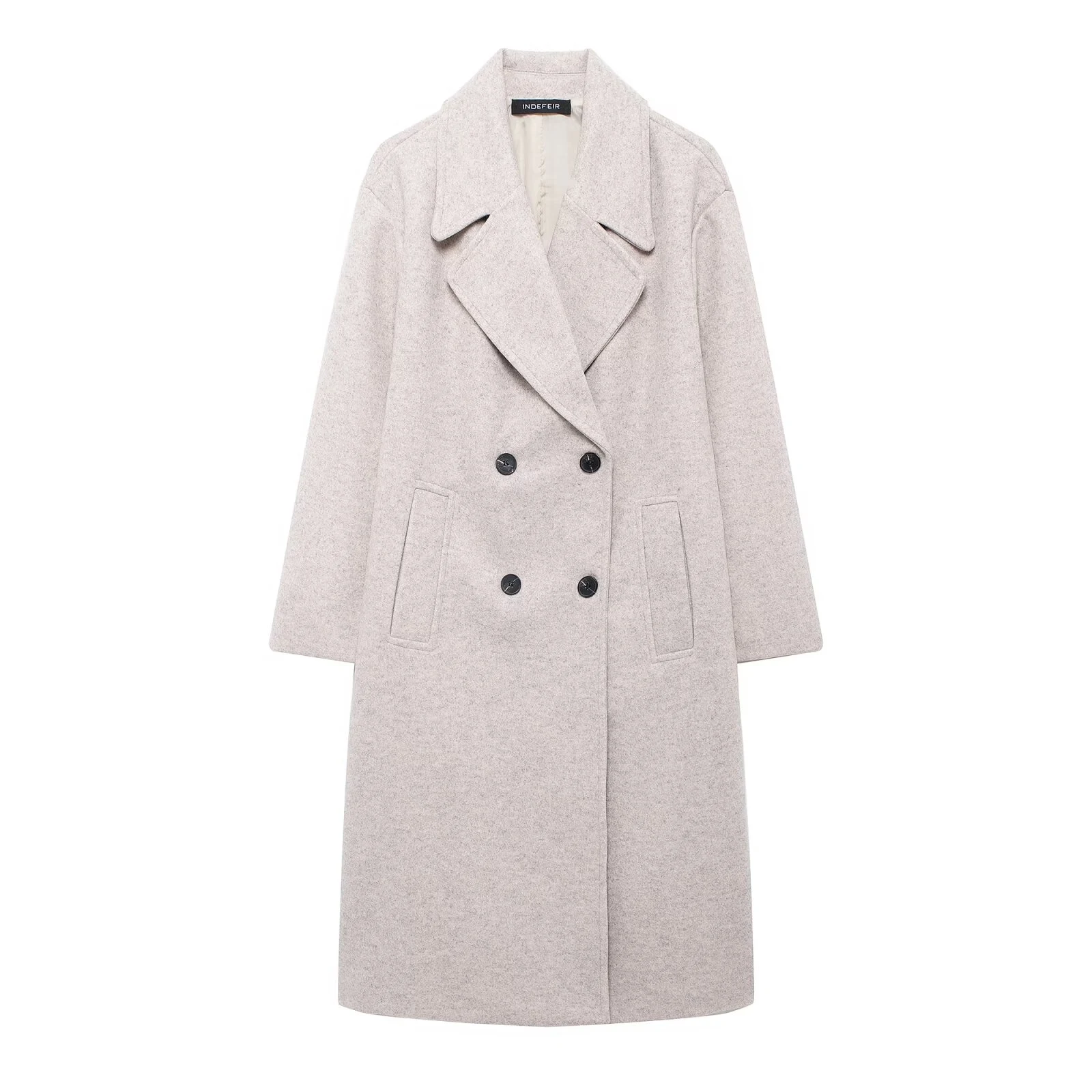 Title 5, Womens fashion solid color soft loose overcoat...