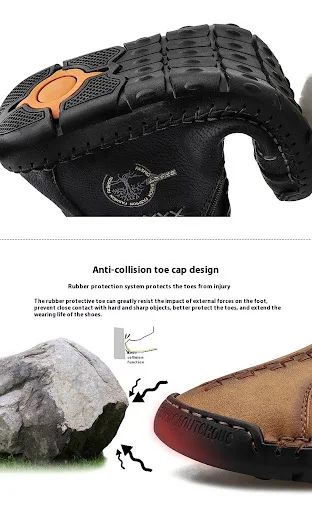 Title 5, Sapatos de couro artesanais altos