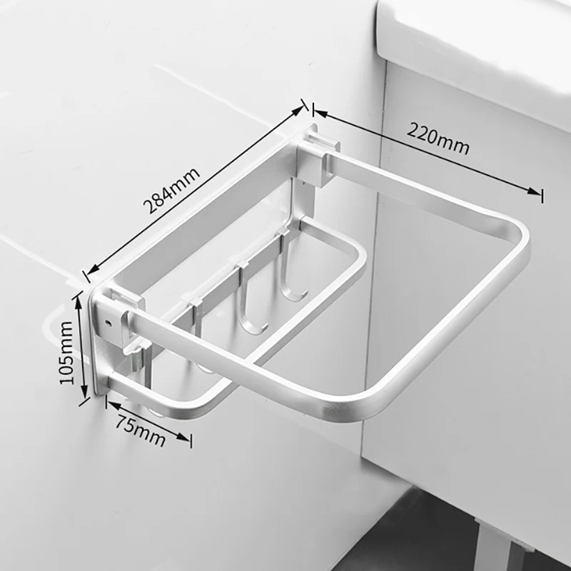 Bathroom Washbasin Shelf Storage Maximize your bathroom space with this convenient shelf. Provides extra storage and kee — photo 7