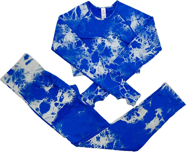 Title 16, Tie-dye Outdoor Fitness Yoga Pak Dames Lange Mo...