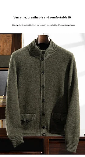 Title 13, Mens Long-sleeved Jacket Casual Thick Versatil...