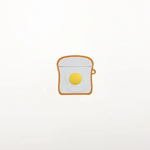 Title 3, Apple Compatible Breakfast Egg Toast Airpod Cas...