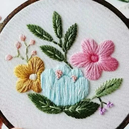 Title 10, Embroidery Novice Primary Ribbon Embroidery Sim...