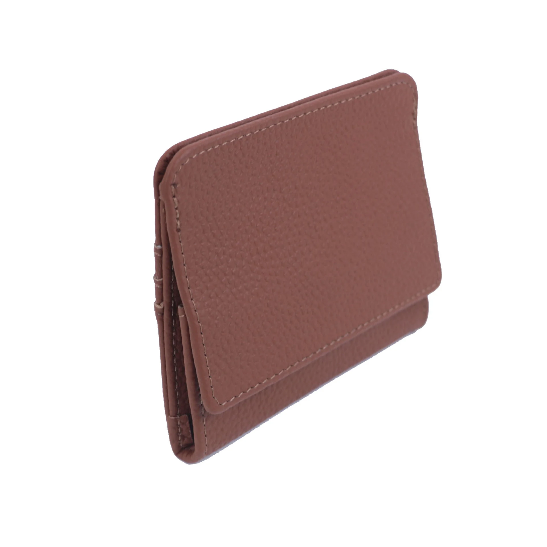 Title 3, First Layer Cowhide Simple Change Card Holder. ...