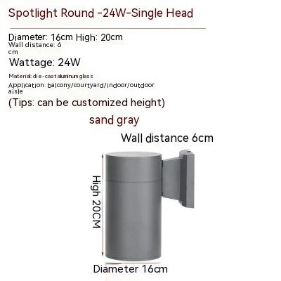 Title 17, Waterproof Up and Down Spotlight. Versatile out...