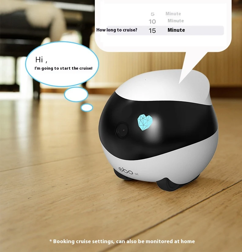 Title 5, Smart Home Mobile Surveillance Robot Camera. Re...