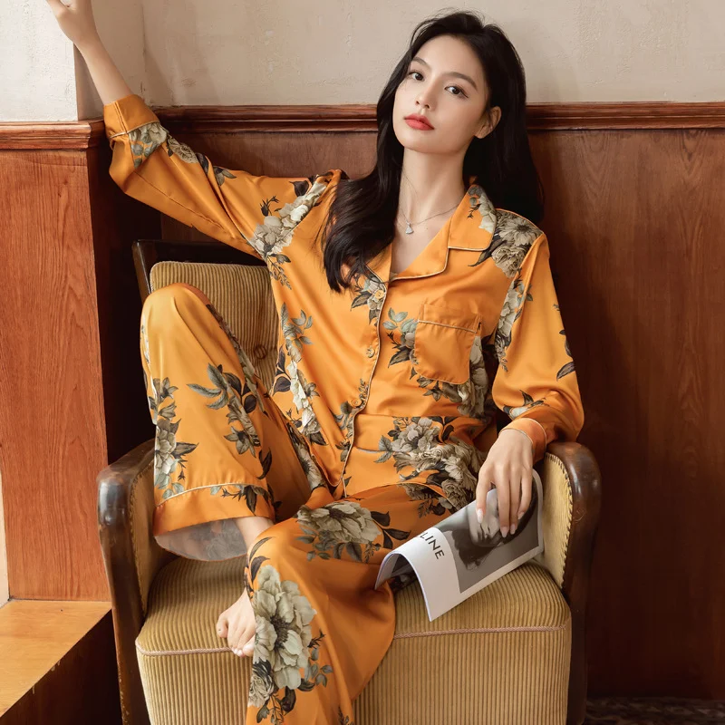 Title 4, Summer Ice Silk Long Sleeve Minimalist Set Ulti...