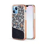 ROSE GOLD leopard print