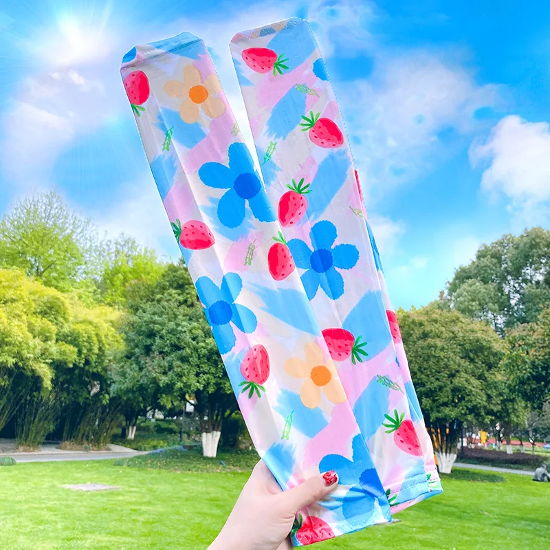 Title 10, Summer Ultra-Thin Cute Fruit Sunscreen Ice Sleeves
