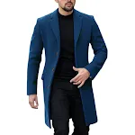 Men's single-breasted woolen cardigan coat, offering warmth and style for everyday wear and special occasions, a classic — photo 2