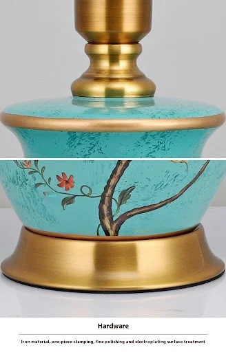 Title 8, Ceramic Table Lamp for Living Room, Bedroom, St...