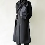 Chaqueta Casual de Hombre de Largo Medio y Color Sólido para un Look Moderno y Versátil Ideal para el Día a Día. — foto 4