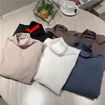 White high collar