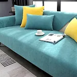 Almofada de sofá chenille universal para quatro estações, simples, moderna e antiderrapante. Conforto e elegância garantidos. — foto 9