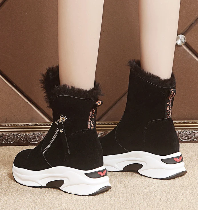 Novos Sapatos Casuais de Algodão Quentes com Sola Grossa e Veludo Interior, Perfeitos para o Inverno Conforto e Estilo — foto 2