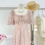 Vestido Midi de Estilo Extranjero para Mujer Elegante y Versátil Ideal para Eventos Especiales y Uso Diario Confortable y con Clase — foto 1