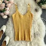 Dames slim fit gebreide top, veelzijdig en perfect voor elke look. Slanke pasvorm, combineert moeiteloos met alles, een must-have. — foto 2