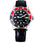 Relógio T-WINNER para homem Design esqueleto automático, pulseira de couro e à prova d'água. Elegância e funcionalidade para o homem moderno. — foto 4