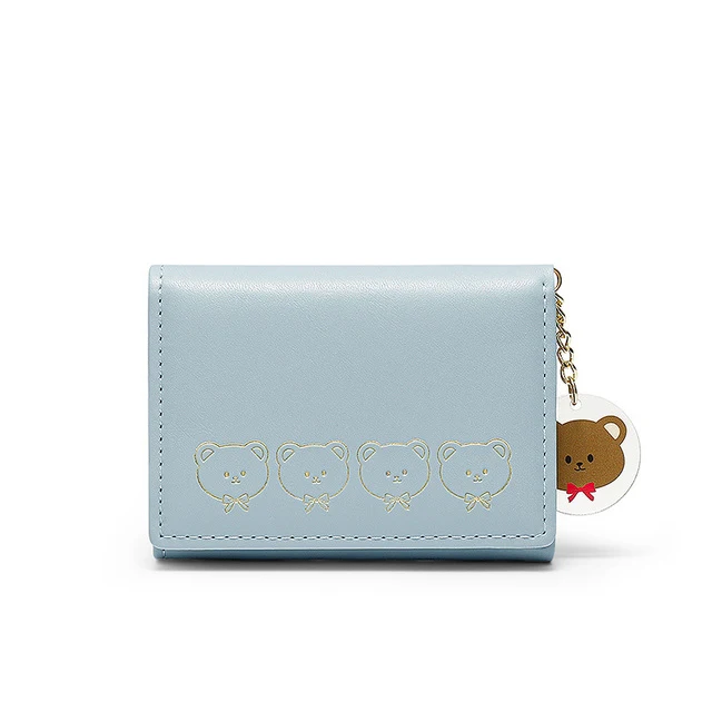 Small Three Fold Purse for Women, Short Folding Wallet, Compact Card Bag, Perfect for Everyday Use and Carrying Essentia — photo 4
