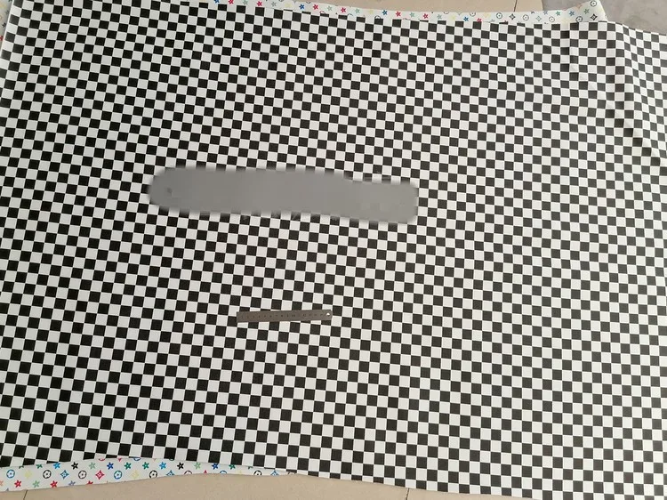 Title 6, Black and White Checked Background Wall Decorat...
