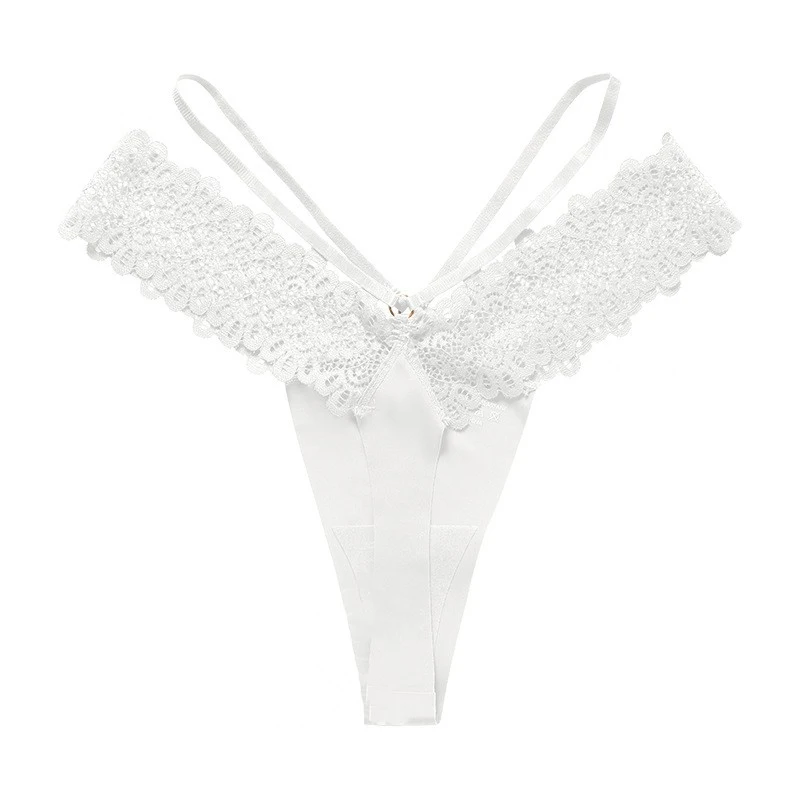 Cueca esportiva de secagem rápida em seda de gelo sem costuras com costura em renda, ideal para conforto e performance durante atividades físicas. — foto 5