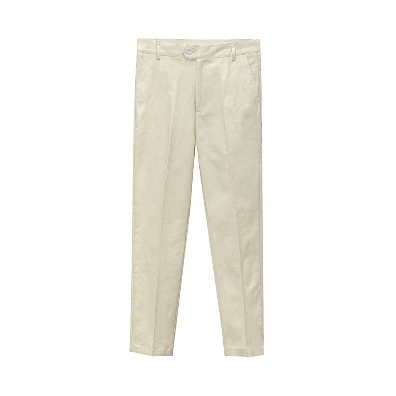 Men's Cropped Pants Slim Fit Tapered Leg – Stylish and Comfortable Summer Wear, Perfect for a Modern Look and Enhanced M — photo 1