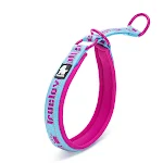 Adjustable reflective soft dog collar with traction made from diving fabric. Provides comfort, safety, and visibility du — photo 5