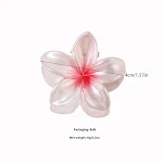 Presilhas de Flores Peroladas Pequenas 4cm Plumeria Rubra Doce. Adicione um toque charmoso aos seus penteados. Perfeitas para qualquer ocasião. — foto 9