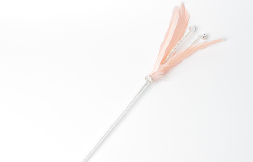 Title 3, Long feather with bell, an interactive cat toy ...