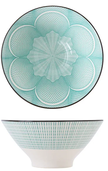 5.5 Inch Nordic Underglaze Ceramic Bowl for Restaurants, Soups, Desserts, Ice Cream, and Rice. A stylish and functional — photo 35