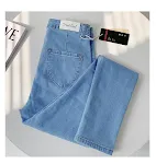 Women's high waist stretch jeans, tight-fitting pants. Experience comfort and a flattering fit with these stylish and ve — photo 2