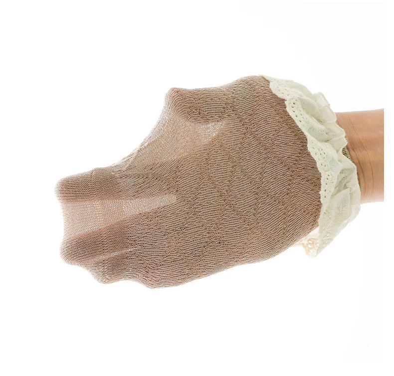 Title 1, Korean Solid Lace Girls Medium Tube Socks offe...