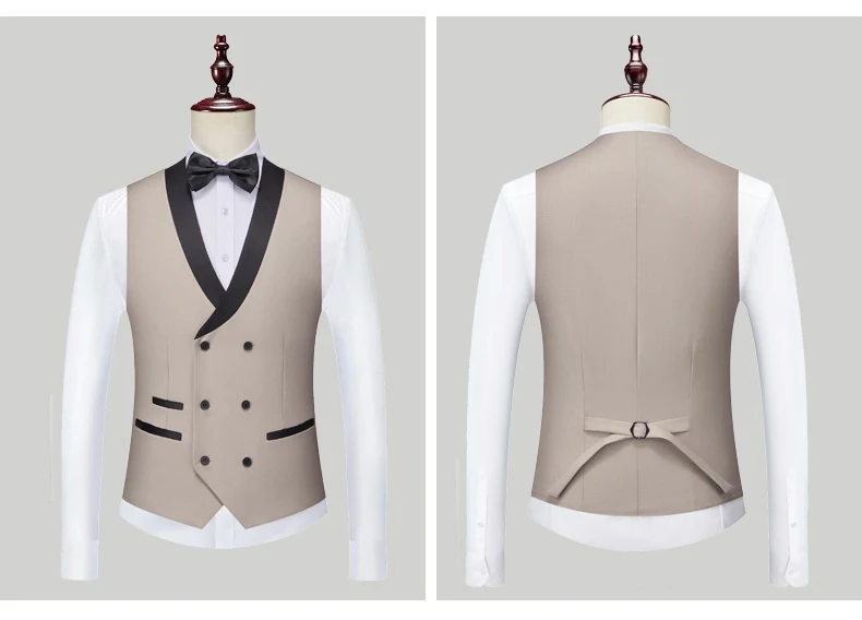 Terno Masculino Novo Três Peças Estilo Coreano Slim Fit, Perfeito para Ocasiões Formais e Ambiente Profissional. — foto 18