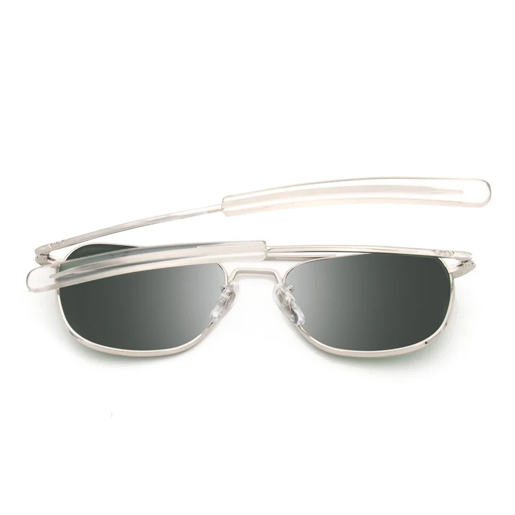 Fashion Aviation AO zonnebril. Klassieke aviator stijl met UV-bescherming. Perfect voor piloten en modebewuste mensen. — foto 3